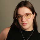 Óculos Selene Anti Luz Azul - Modelo Gatinho Metalizado