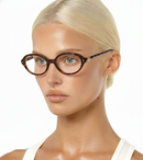 Óculos Astra Anti-Luz Azul Leopardo Oval