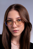 Óculos Bold I Anti Luz Azul Leopardo