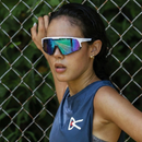 Óculos de Sol Intense Esportivo Branco | Proteção UV 400