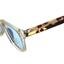 Óculos de Sol Nova Lente Azul Leopardo | Proteção UV 400