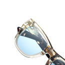 Óculos de Sol Nova Lente Azul Leopardo | Proteção UV 400