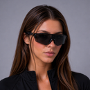 Óculos de Sol Speed Esportivo Preto | Proteção UV 400