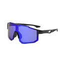 Óculos de Sol Velocity Esportivo Preto e Azul | Proteção UV 400