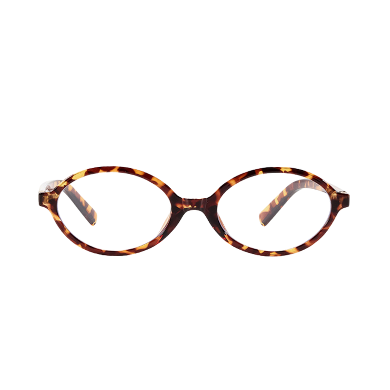 Óculos Astra Anti-Luz Azul Leopardo Oval