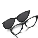 Óculos Lumina Leopardo | Anti-Luz Azul Clip-On