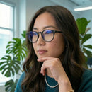 Óculos Vision | Preto Anti-Luz Azul Clip-On